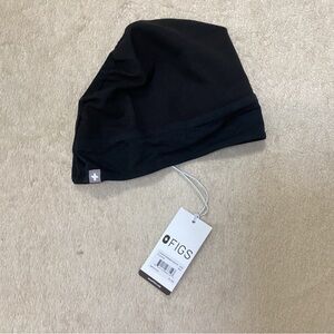 Figs Expandable Scrub Cap in Black